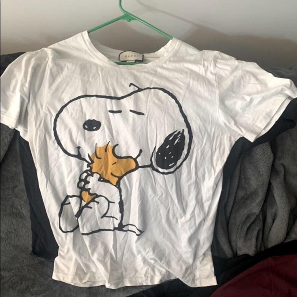 Gucci snoopy graphic tee